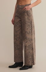 Marli Denim Leopard Pant