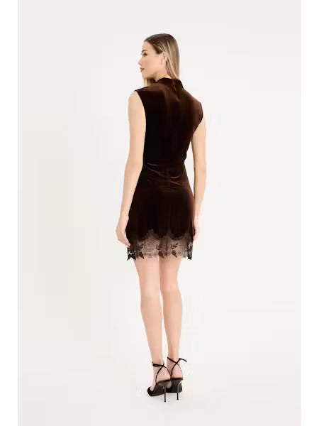 Maggy Velvet Lace Dress