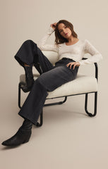 Tibi Scoop Mesh Sweater